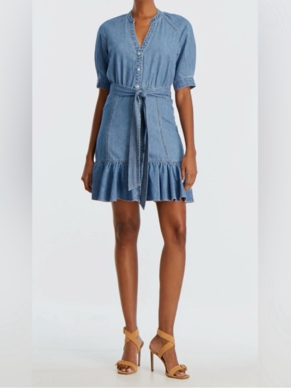 Veronica Beard Kanika Denim Minidress L